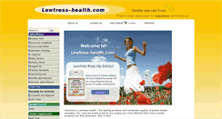 Desktop Screenshot of lewtress-health.com